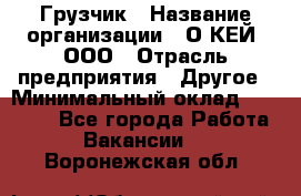 Грузчик › Название организации ­ О’КЕЙ, ООО › Отрасль предприятия ­ Другое › Минимальный оклад ­ 25 533 - Все города Работа » Вакансии   . Воронежская обл.